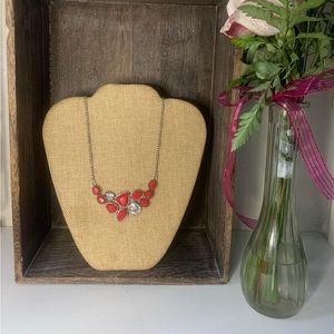 Red & Silver Necklace